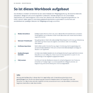 Autismus in der Pflegebegutachtung – Workbook